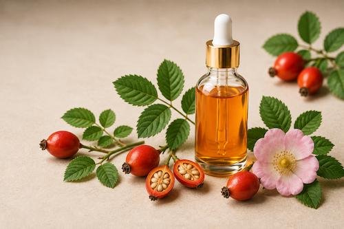 Rosehip oil and rosehips
